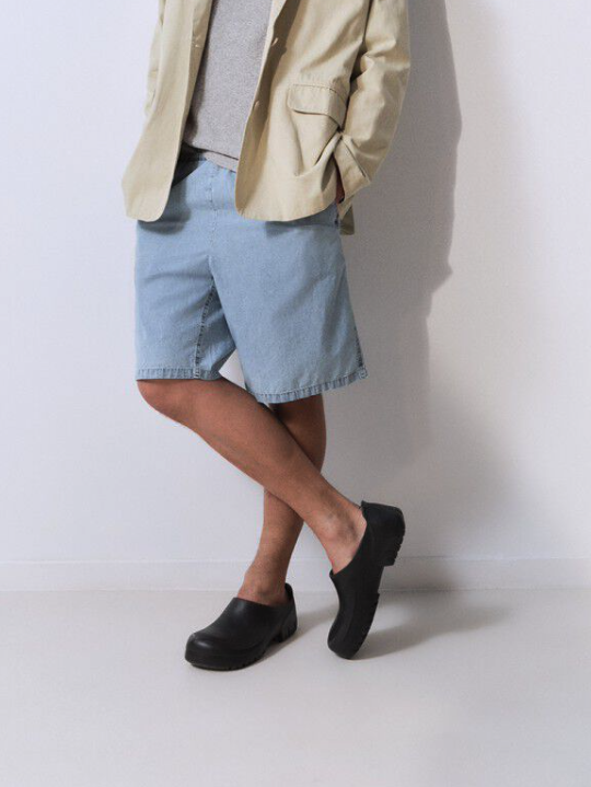 American Vintage Blue Snow Paybou Bermuda Shorts Herren hellblau